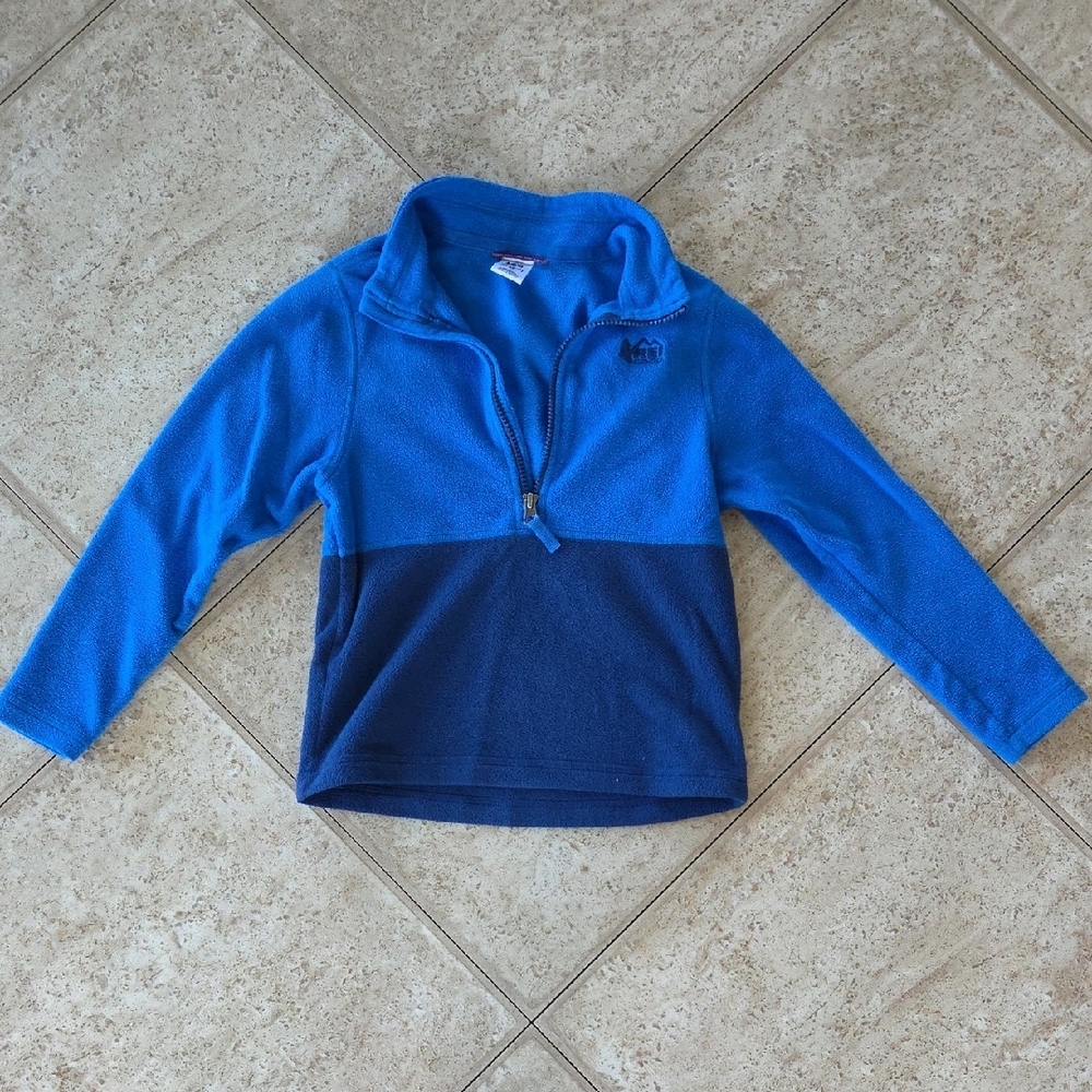 Kids Blue Fleece Pullover
